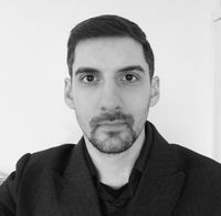 Pieter Engelbrecht looking straight into the camera